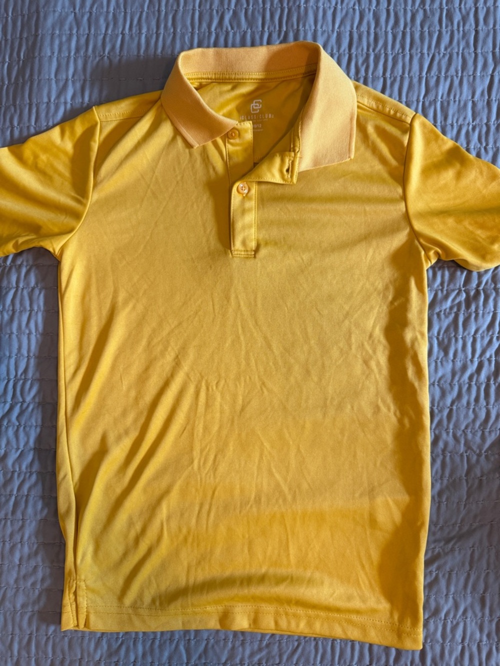 Class Club Mustard Yellow Polo Top
